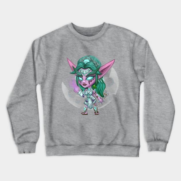 Tyrande Whisperwind Crewneck Sweatshirt by Sarenity